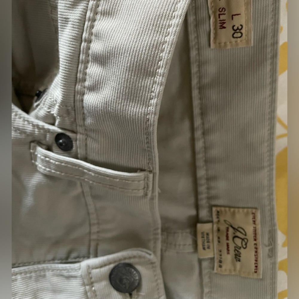 JCREW Mens Slim Lightweight pants